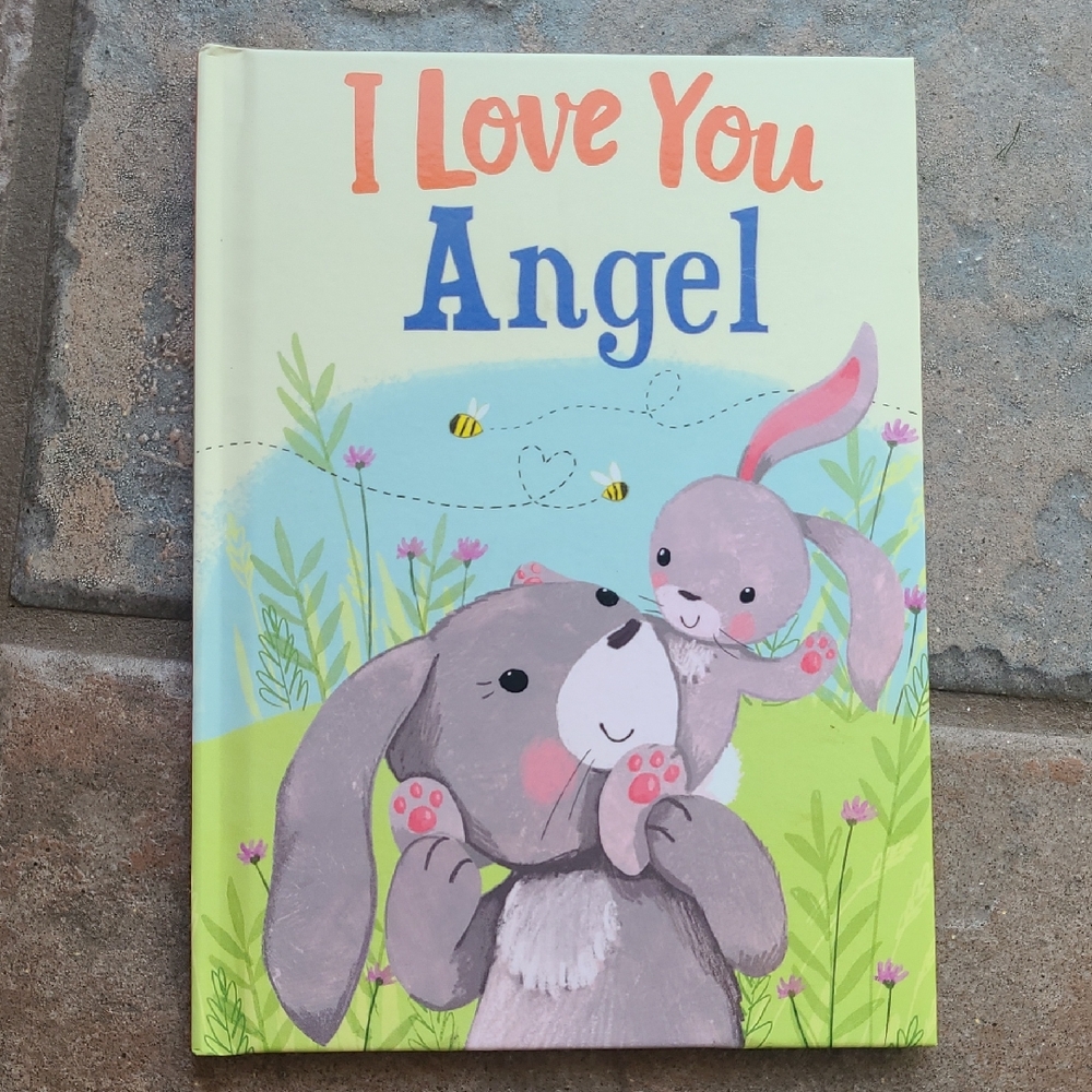 Brand new! I Love You Angel Personalized Childrens Hard Cover Book